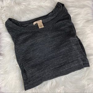 DKNY Jeans Grey Sparkle Marbled Sweater Medium